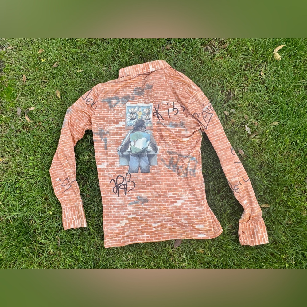 70s Vintage Nik Nik Rockstar Pinball Disco Shirt - Picture 2 of 11